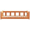 vidaXL Dog Bed with Storage Wax Brown 100 x 70 x 28 cm Solid Pine Wood