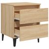 vidaXL Bed Cabinet Sonoma Oak 40x35x50 cm Engineered Wood