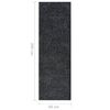 vidaXL Runner Rug BCF Anthracite 60x200 cm