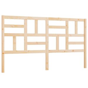 vidaXL Bed Headboard 186x4x104 cm Solid Wood Pine