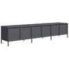 vidaXL TV Cabinet Anthracite 202x39x43.5 cm Cold-rolled Steel