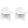 vidaXL Bedside Table 2 pcs High Gloss White 40 x 35.5 x 45.5 cm