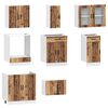 vidaXL 8 Piece Kitchen Cabinet Set Kalmar Old Wood Engineered Wood