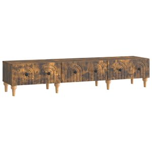vidaXL TV Cabinet Smoked Oak 147 x 34.5 x 30 cm Engineered Wood