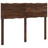 vidaXL Live Edge Headboard ROSTOCK Dark Brown 160 cm Solid Acacia Wood