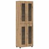 vidaXL Highboard FLORIN Artisan Oak 60 x 35 x 182 cm Engineered Wood