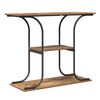 vidaXL Console Table Old Wood 101 x 35 x 80.5 cm Engineered Wood