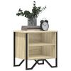 vidaXL Bedside Cabinet Sonoma Oak 2 pcs 40x30x40 cm Engineered Wood