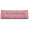 vidaXL Back Pillow Pink 140 x 24 x 50 cm Velvet