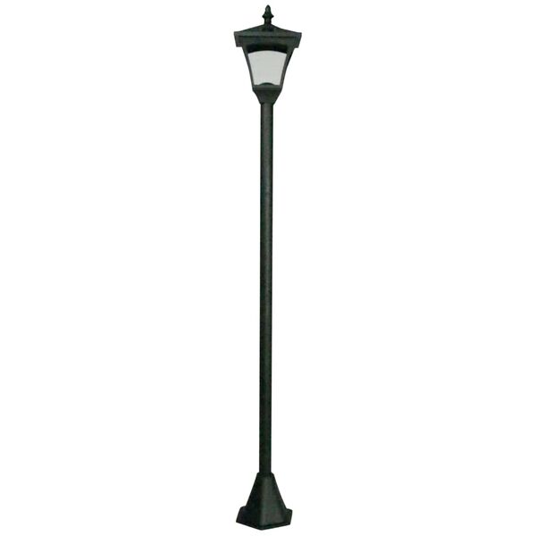 Luxform Solar LED Garden Post Light Casablanca Black 31159
