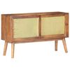 vidaXL Sideboard 112x30x65 cm Solid Mango Wood