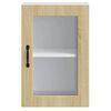 vidaXL Kitchen Wall Cabinet with Glass Door&nbsp;Porto Sonoma Oak