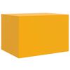 vidaXL Coffee Table Mustard Yellow 67x50x44 cm Steel