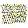 vidaXL Artificial Ivy Trellis Expandable 5 pcs Yellow 180x60 cm