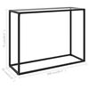 vidaXL Console Table Transparent 100x35x75 cm Tempered Glass