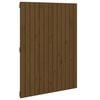 vidaXL Wall Headboard Honey Brown 82.5x3x110 cm Solid Wood Pine