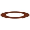 vidaXL suitable for Flat Tree Ring Brown &Oslash;50 / 80 cm Weathering Steel