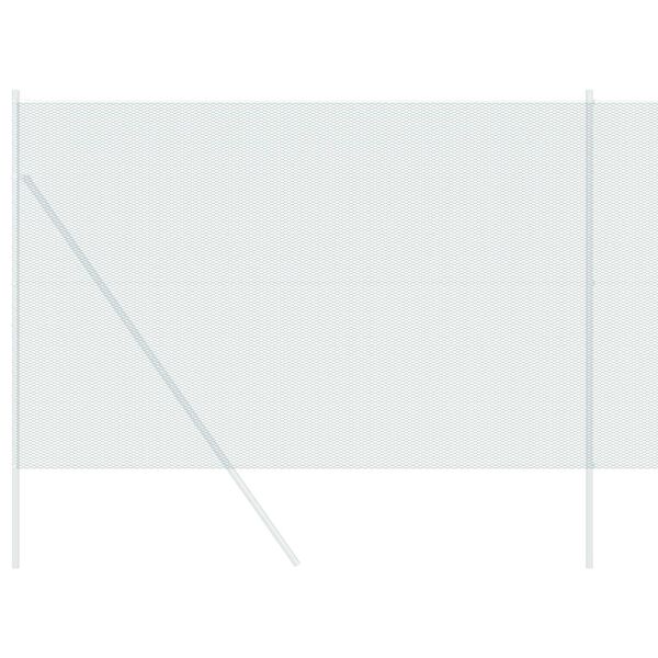 vidaXL Hexagon Fence Green 1.5 x 50 m PVC