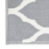 vidaXL Runner Rug BCF Grey and White 100x300 cm