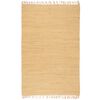 vidaXL Hand-woven Chindi Rug Cotton 200x290 cm Beige
