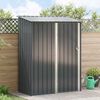 vidaXL Garden Sheds Anthracite 153.5 x 86 x 200 cm Metal