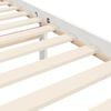 vidaXL Bed Frame without Mattress White 160x200 cm Solid Wood