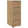 vidaXL Storage Cabinet Artisan Oak 40 x 48 x 105 cm Engineered Wood
