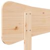 vidaXL Headboard 200 cm Solid Wood Pine