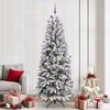 vidaXL Artificial Christmas Tree with 300 LEDs White 93 x 93 x 240 cm