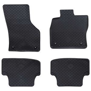 vidaXL Car Mat 4 pcs Black suitable for Audi A3 2012-2020 Rubber