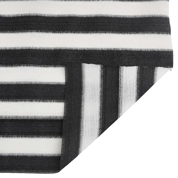 vidaXL Privacy Net Anthracite and White 1.8x10 m HDPE 75 g/m&sup2;