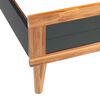 vidaXL Bed Frame with Bedside Cabinets Solid Acacia Wood
