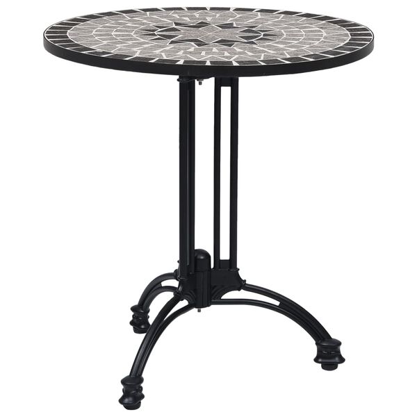 vidaXL Bistro Table Leg Black &Oslash;60x72 cm Cast Aluminium