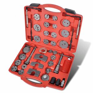 vidaXL Brake Caliper Piston Wind Back Tool Kit 40 pcs