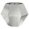 vidaXL Planter Silver 75 x 75 x 60 cm Galvanised Steel