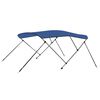 vidaXL 3 Bow Bimini Top Blue 183x140x137 cm