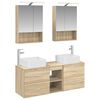 vidaXL Bathroom Furniture Set 5 pcs Sonoma Oak