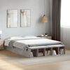 vidaXL Bed Frame without Mattress Concrete Grey 150x200 cm King Size