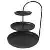 Lesli Living 3-tier Etagiere Julie 41x29.5x55 cm Black