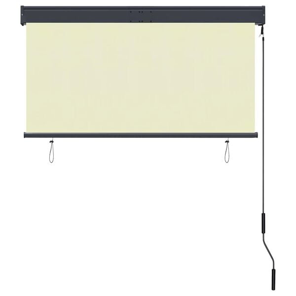 vidaXL Outdoor Roller Blind 120x250 cm Cream
