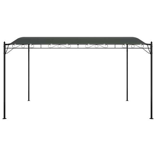 vidaXL Canopy Anthracite 4x3 m 180 g/m² Fabric and Steel
