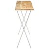 vidaXL Console Table with Live Edge 105x33x76 cm Solid Wood Mango