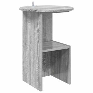 vidaXL Side Table Grey Sonoma &Oslash; 39.5 x 55 cm Engineered Wood