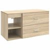 vidaXL Bathroom Furniture Set 2 pcs Sonoma Oak Engineered Wood