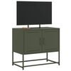 vidaXL TV Cabinet Olive Green 68.5x39x60.5 cm Steel