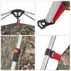 vidaXL Fishing Tent 4-Person Camouflage Quick Release