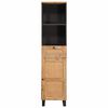 vidaXL Bathroom Cabinet Brown 38 x 33 x 160 cm Solid Mango Wood