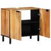 vidaXL Bathroom Sink Cabinet Brown 62 x 33 x 58 cm Solid Mango Wood