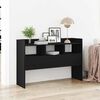 vidaXL Sideboard Black Oak 105 x 30 x 70 cm Engineered Wood