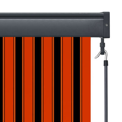 vidaXL Outdoor Roller Blind 100x250 cm Orange and Brown